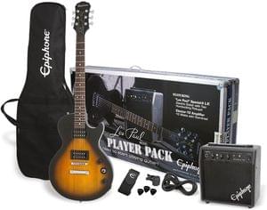 Epiphone PPEG-EGL1EBCH1-EU Ebony Les Paul Electric Guitar Player Pack
